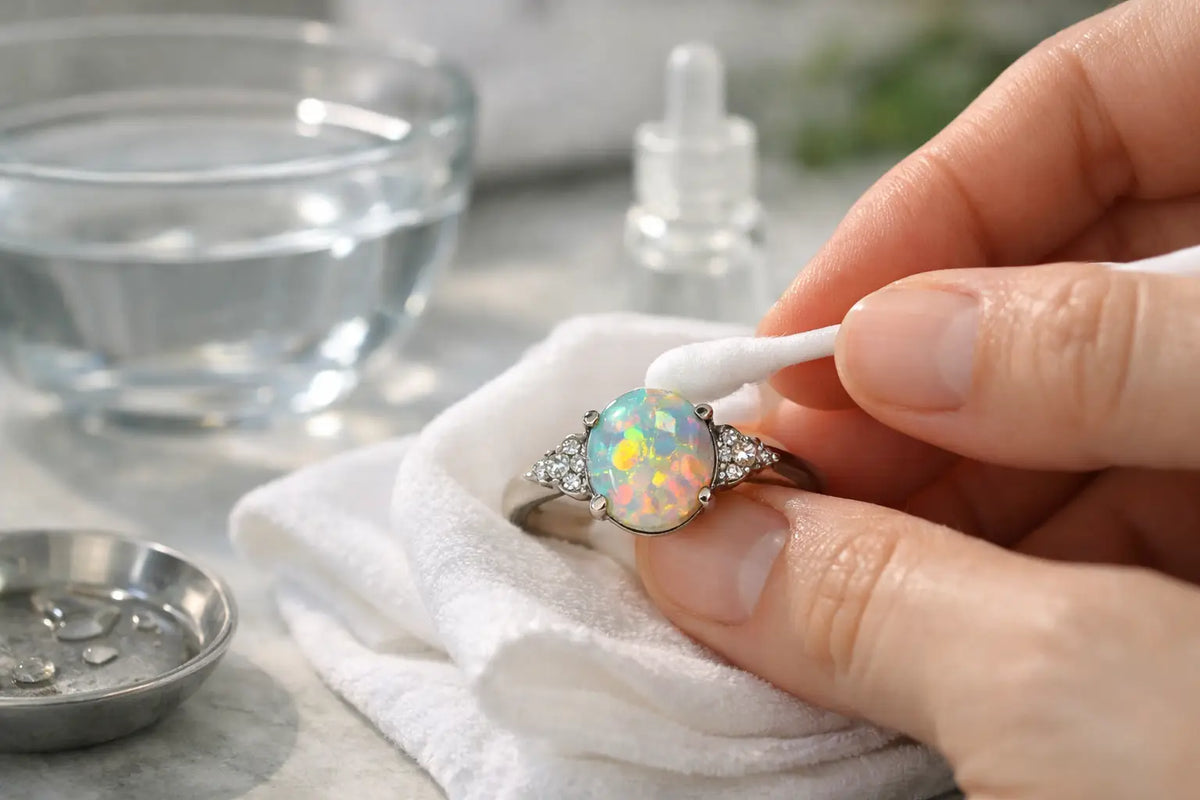 How to Clean Opal Rings Without Dulling Their Fire