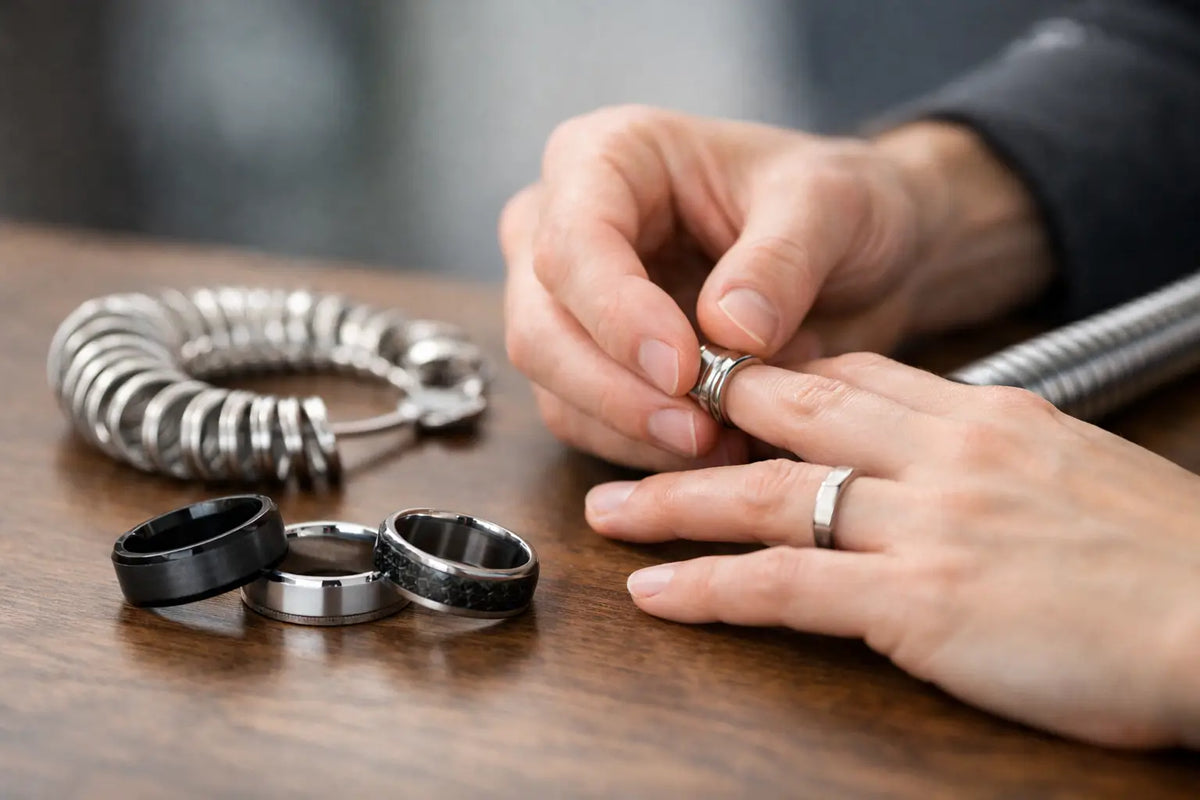 How to Size Tungsten Bands Correctly