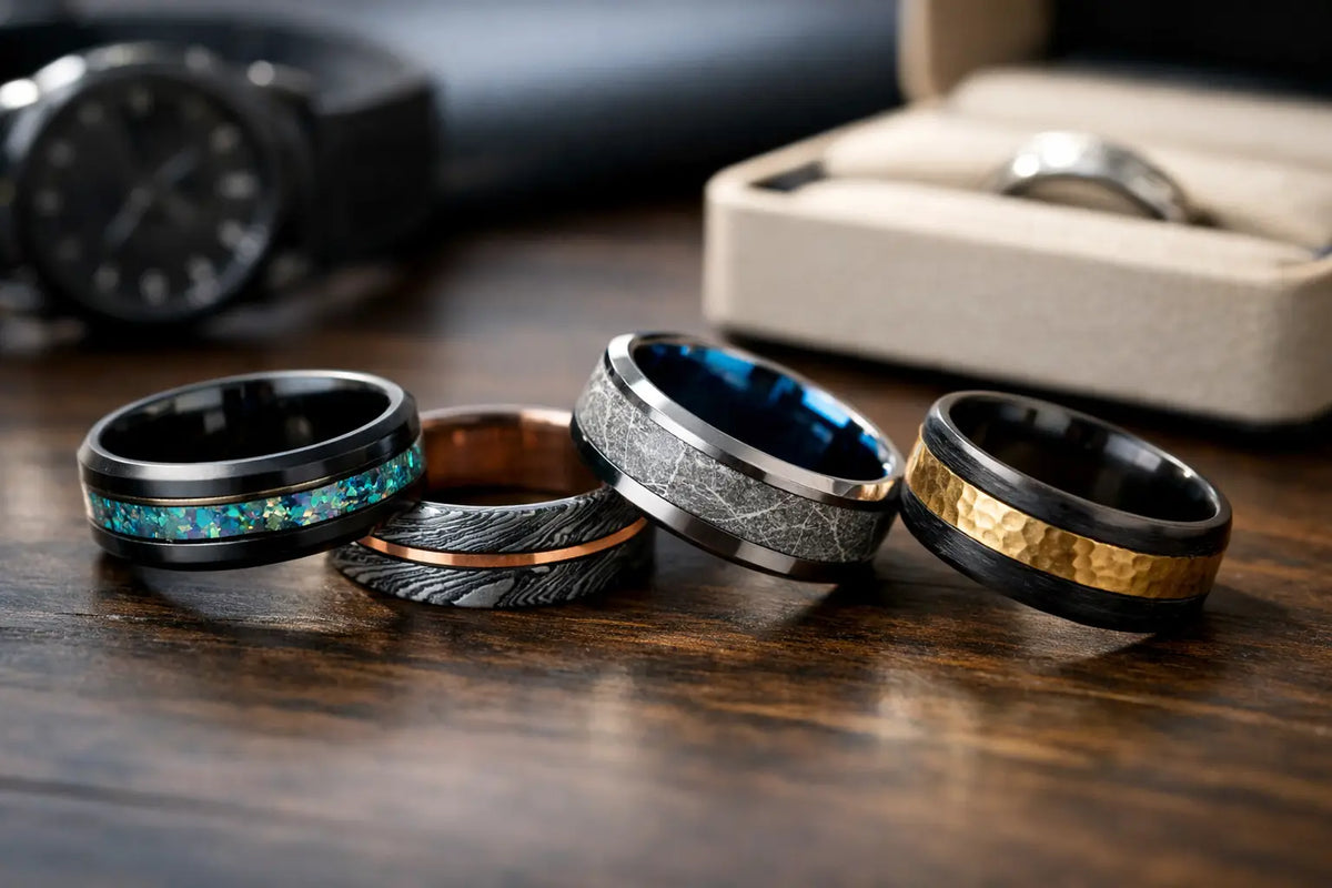 Cool Custom Mens Wedding Rings That Stand Out