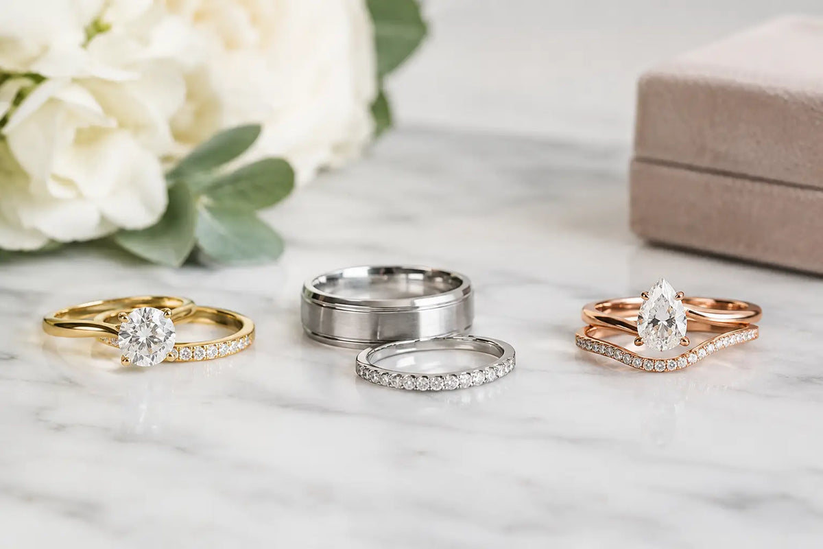 Matching Ring Set Inspiration Examples to Consider