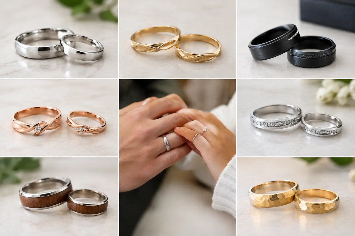 7 Matching Couple Ring Examples to Make Your Own