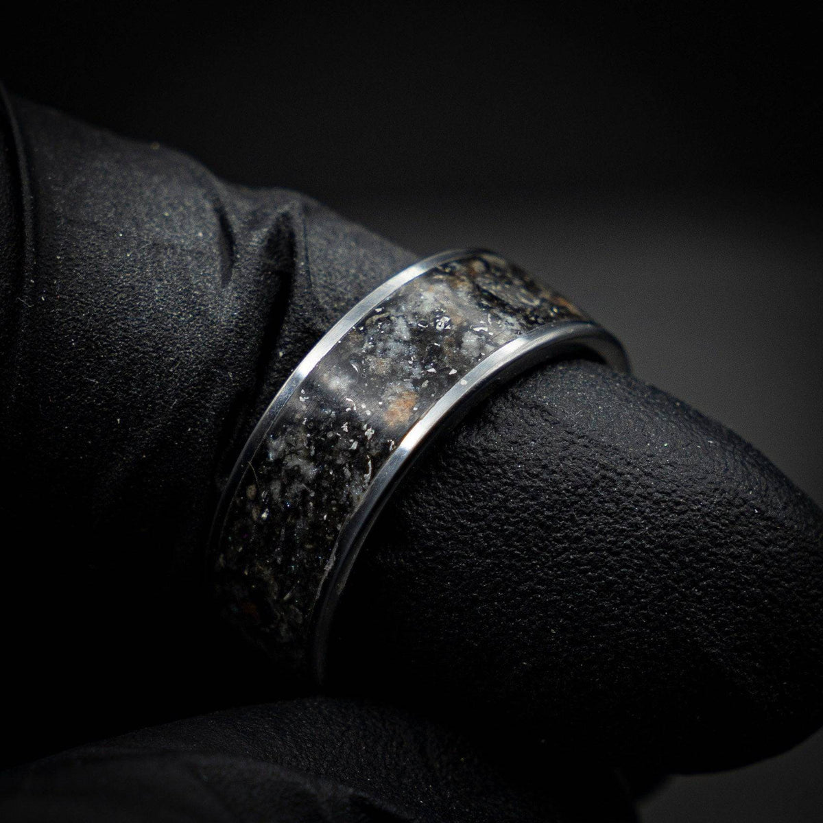 Certified Mars Meteorite Personalized Ring