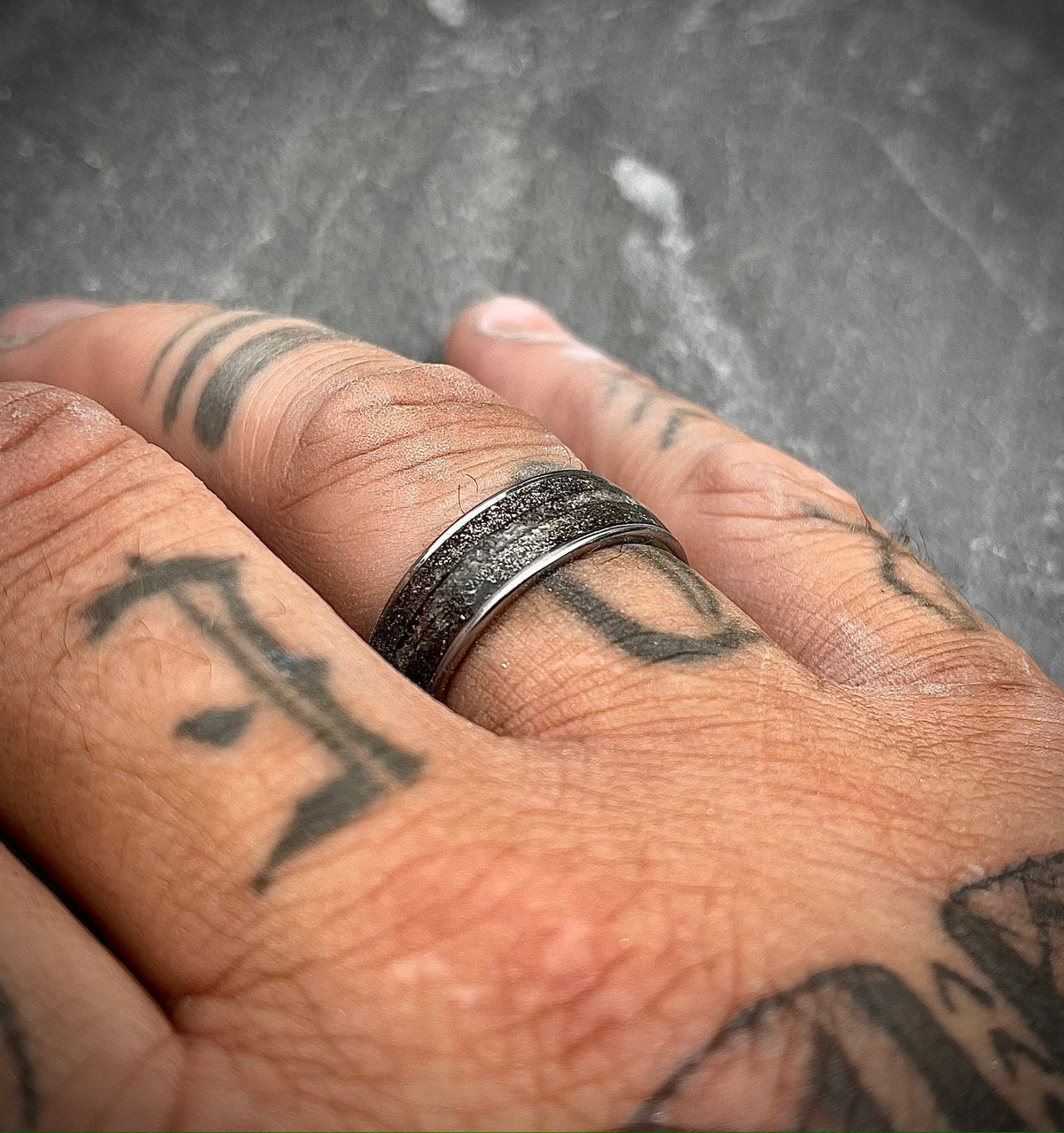 meteorite wedding band, mens wedding band, mens wedding rings, mens ring, meteorite ring, mens rings, Cape York, Lunar meteorite.