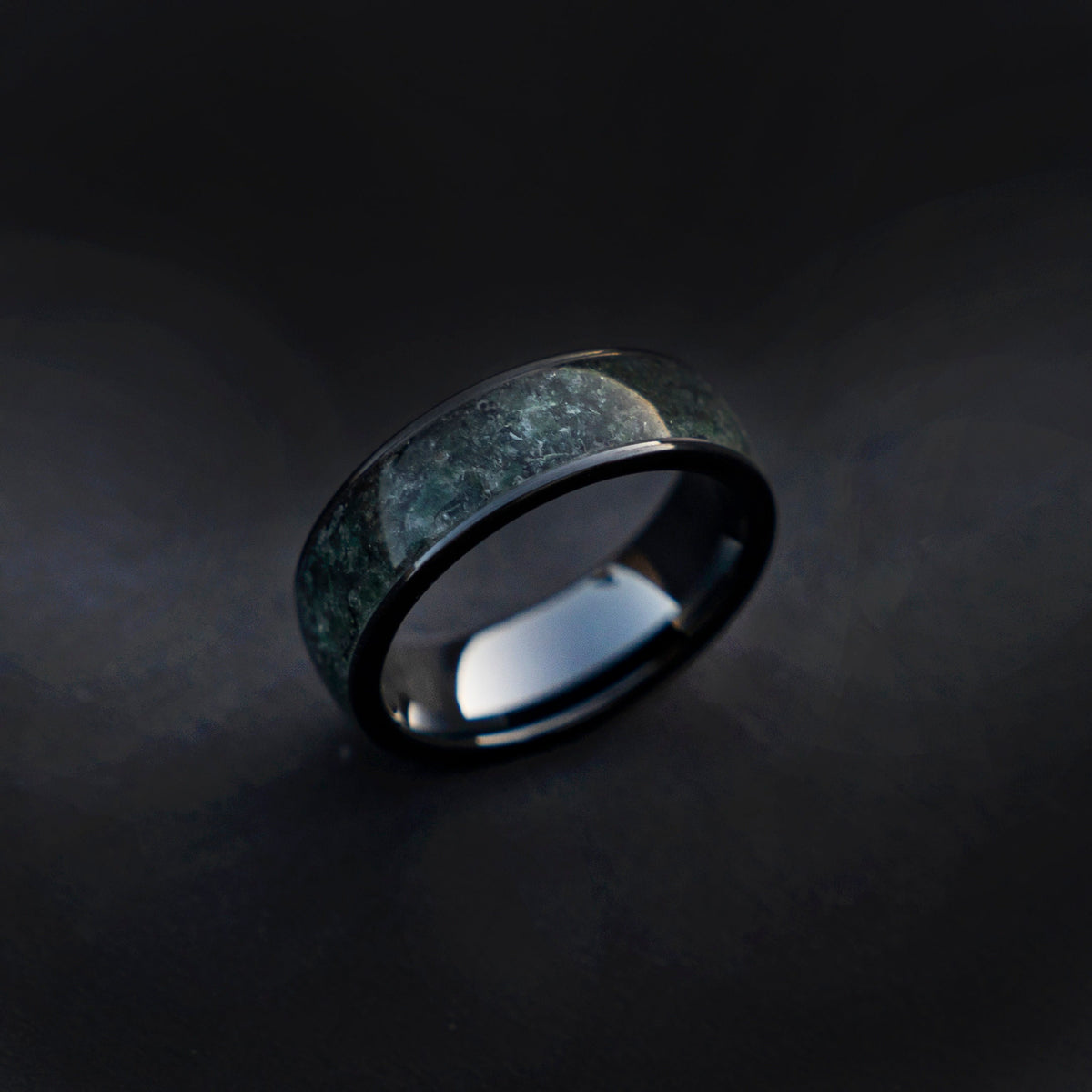 moss agate ring, moss agate engagement ring, moss agate jewelry, moss agate wedding ring set, green moss agate ring, rings moss agate - Decazi