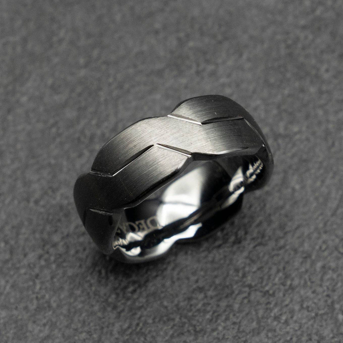 Tungsten infinity ring