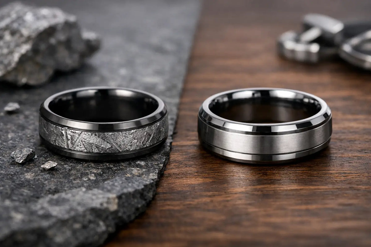 Meteorite vs Tungsten Bands: Which Fits You?