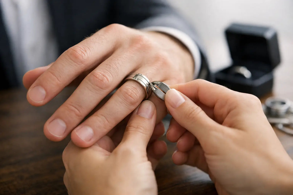 How to Make Mens Wedding Ring Tighter