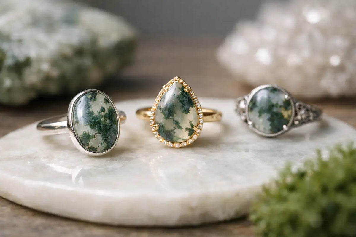 Moss Agate Rings: Meaning, Look, and Wear
