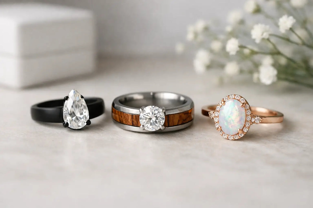 Best Alternative Engagement Ring Materials