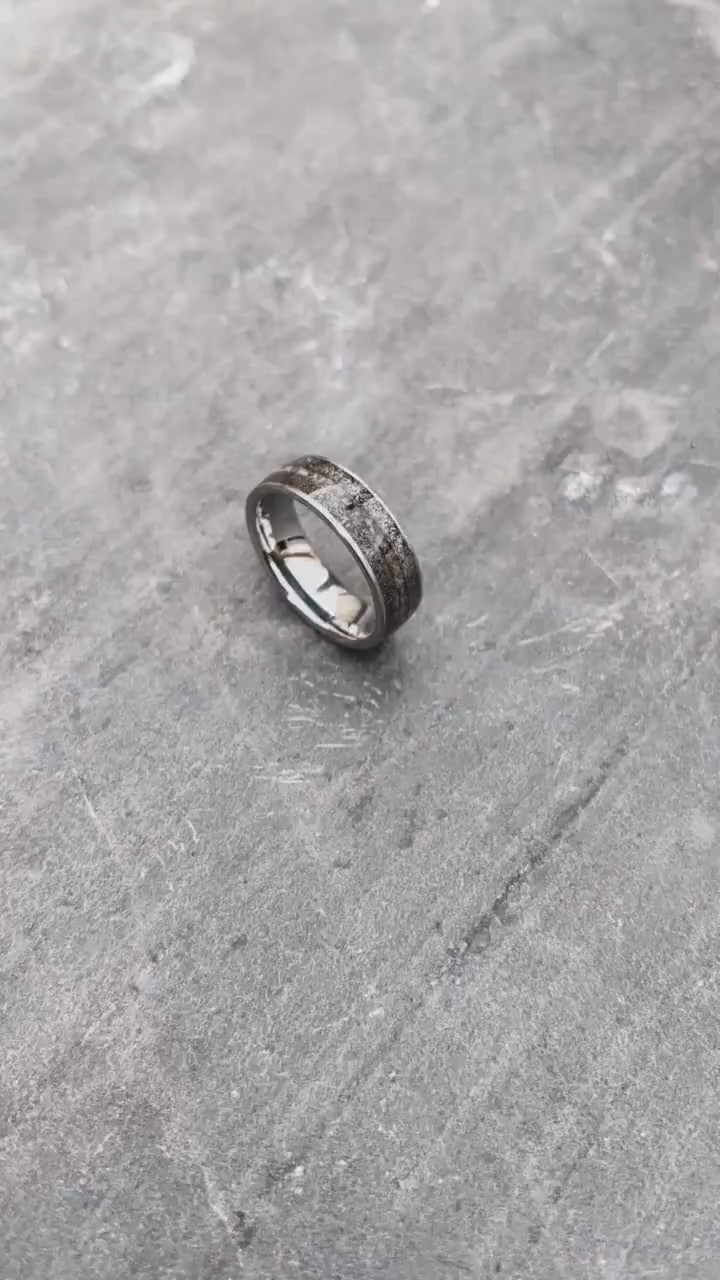 meteorite wedding band, mens wedding band, mens wedding rings, mens ring, meteorite ring, mens rings, Cape York, Lunar meteorite.