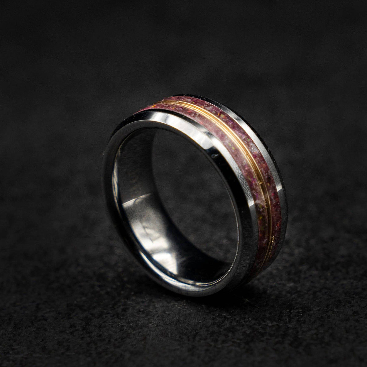 Personalized tungsten everyday rings