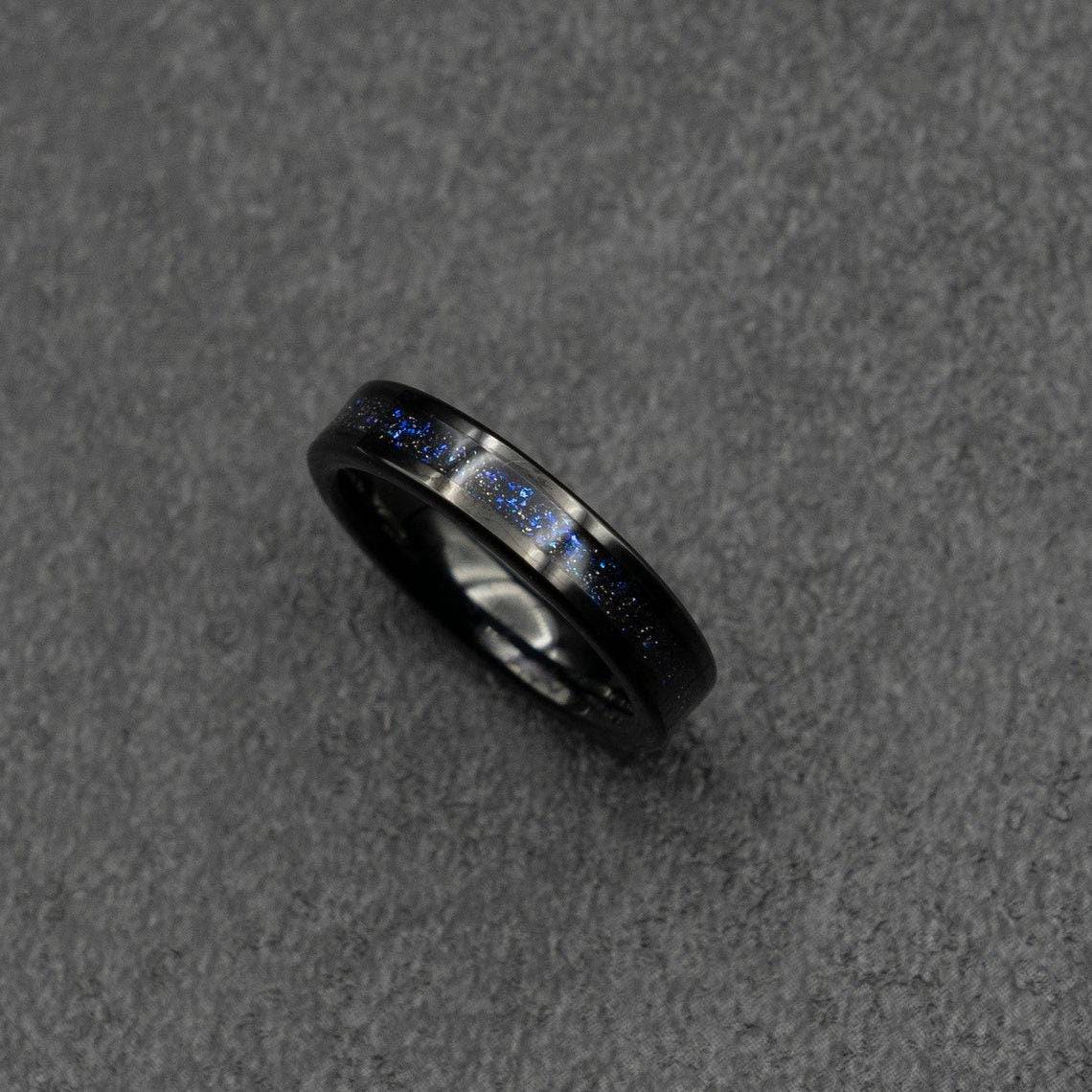 Personalized tungsten everyday rings