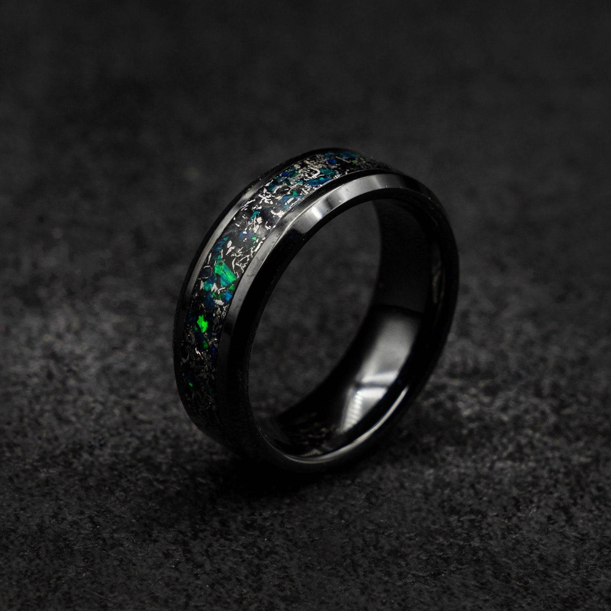 Wedding band gift from bride to groom on anniversary