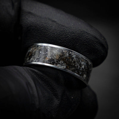 Certified Mars Meteorite Personalized Ring
