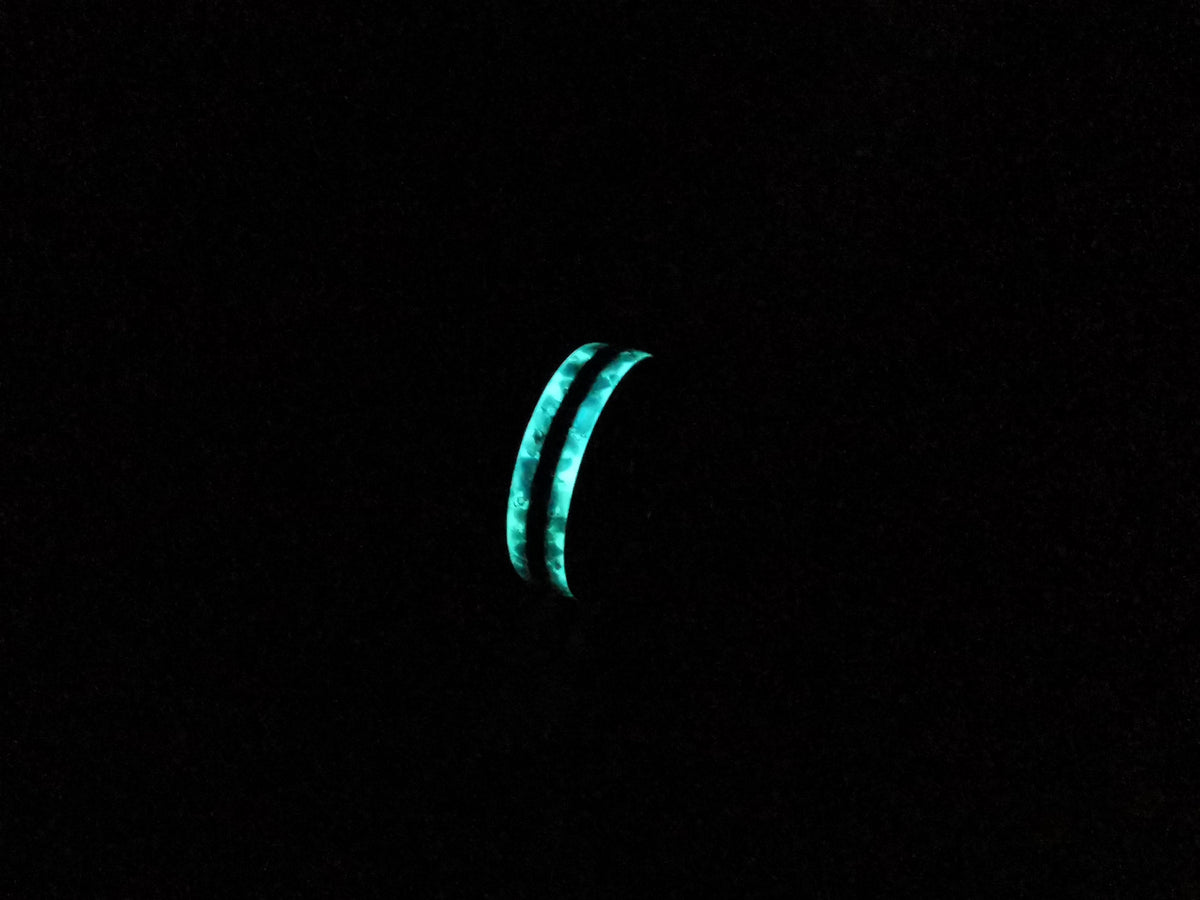 Peacock Green opal ring, glow in the dark, Galaxy opal ring, opal engagement ring, simple opal ring, meteorite , meteorite jewelry