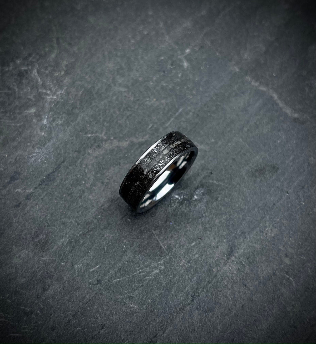 meteorite wedding band, mens wedding band, mens wedding rings, mens ring, meteorite ring, mens rings, Cape York, Lunar meteorite.