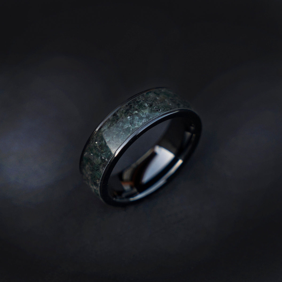 moss agate ring, moss agate engagement ring, moss agate jewelry, moss agate wedding ring set, green moss agate ring, rings moss agate - Decazi