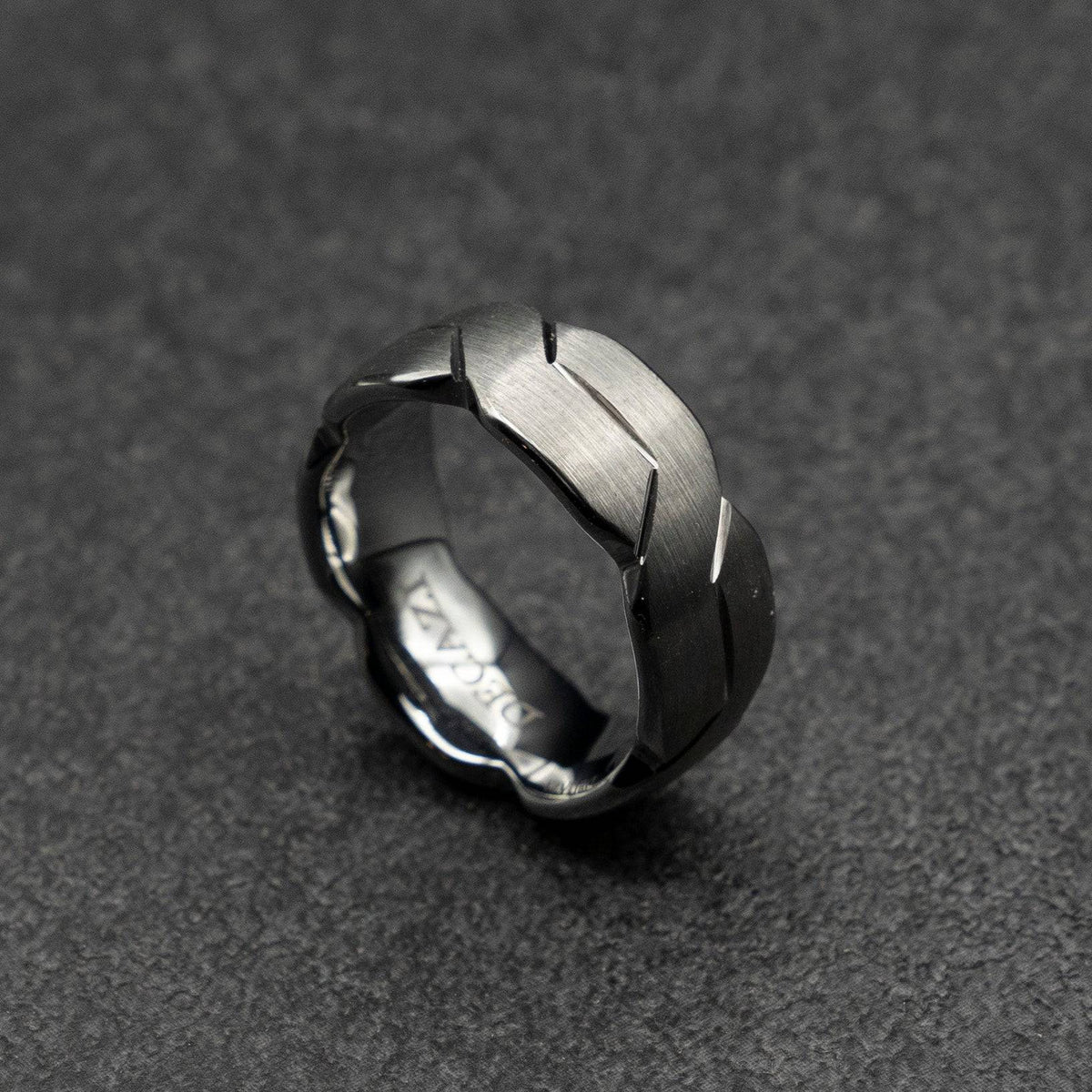 Tungsten infinity ring