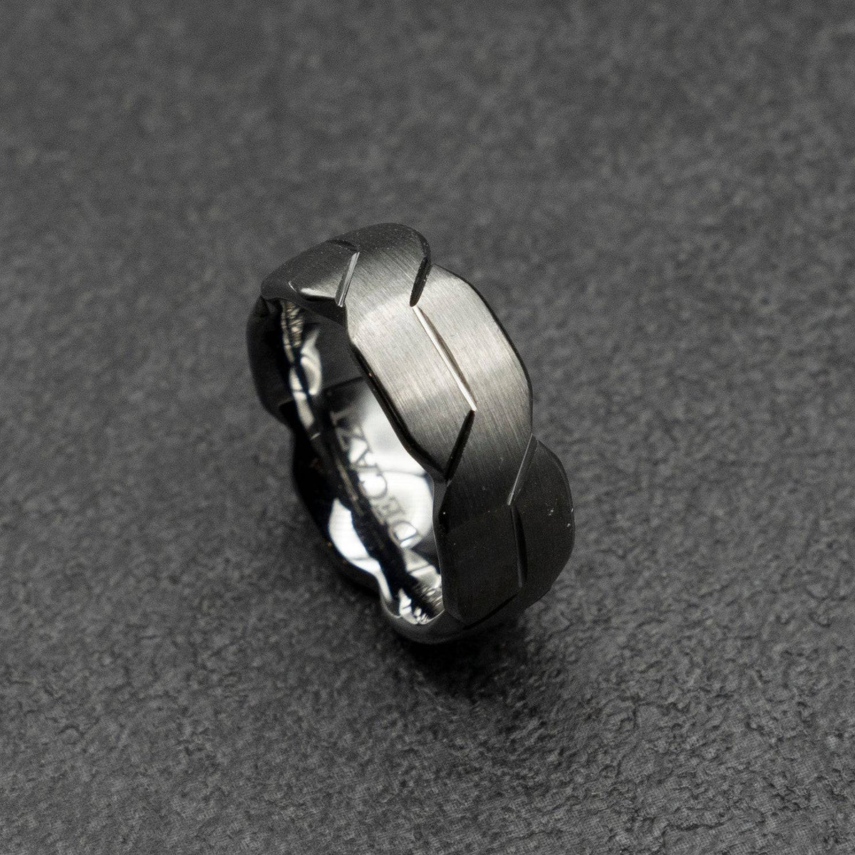Tungsten infinity ring